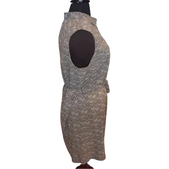 EDDIE BAUER Departure Sleeveless Shirt Dress - XXL Green (Sprig) Arrow Pattern - Picture 4 of 12